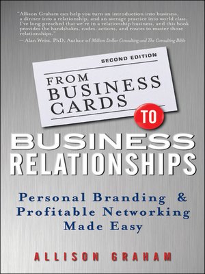 cover image of From Business Cards to Business Relationships